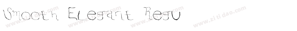 Smooth Elegant Regu字体转换